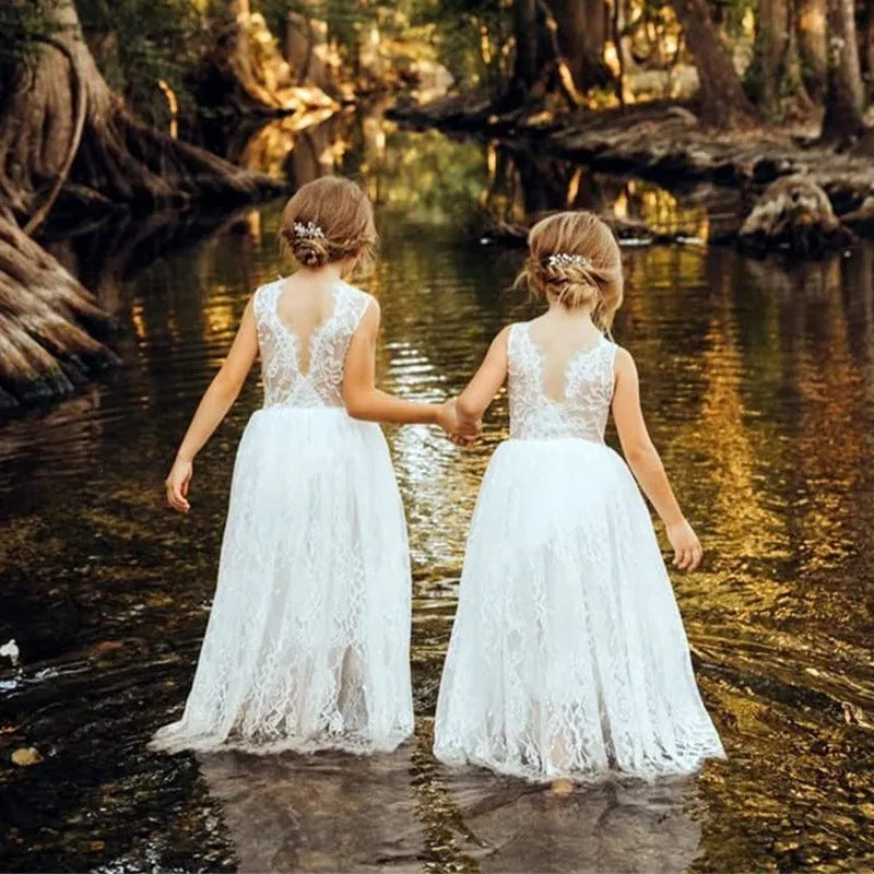 Robe Demoiselle Robe D Ete Enfant Robe Demoiselle D'Honneur Bohème