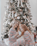 Pyjama de Noel- Blanc - Chez Mamie GiGi