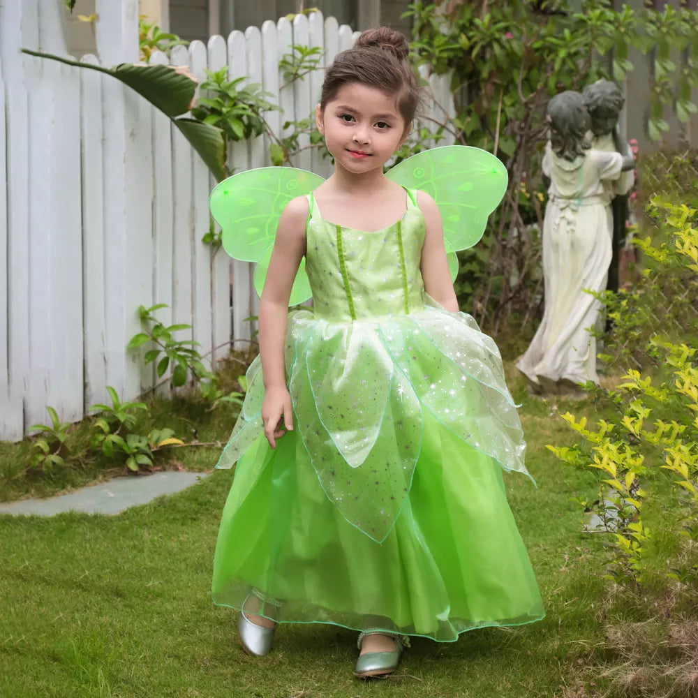 Déguisement de la Fée Clochette pour fille - Disney™ - Taille au choix - Jour de Fête - Licences - Carnaval Déguisement de la Fée Clochette pour fille - Disney™ - Taille au choix - Jour de Fête - Licences - Carnaval