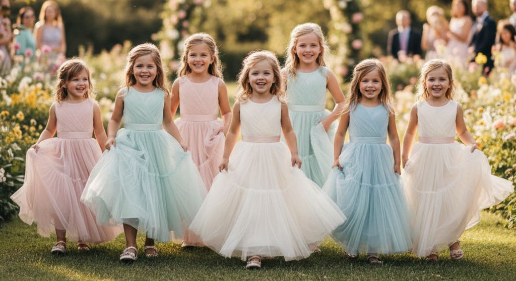 Robe demoiselle d'honneur enfant : le secret d’un cortège réussi