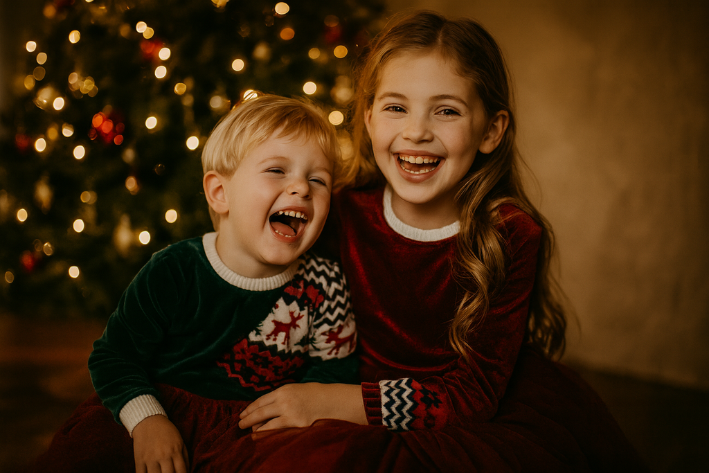 Tenue de Noël enfant : robes, costumes et ensembles assortis pour un réveillon sans accroc