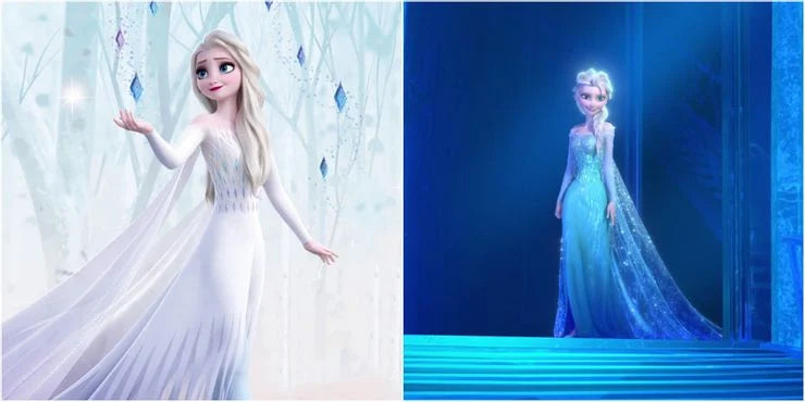 La robe de princesse Elsa