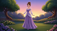 Quelle princesse disney a une robe violette ?