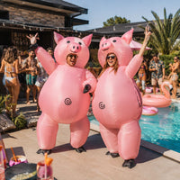 deguisement adulte gonflable- cochon