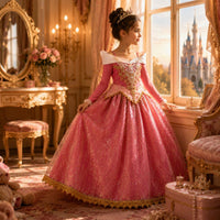 Robe de Princesse Rose - Chez Mamie GiGi
