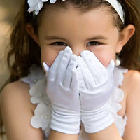 Gants de cérémonie en satin - Gant de mariage