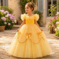 Robe-Princesse-Jaune - Chez Mamie GiGi