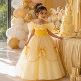 Robe de Princesse Jaune - Chez Mamie GiGi