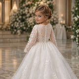 robe blanche fillette ceremonie-marion