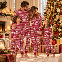 Pyjama-Noel-enfant- Rouge - Chez Mamie GiGi