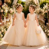 Robe-demoiselle-d'honneur-filette- Anna - Chez Mamie GiGi