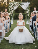 Robes fillette mariage - blanche