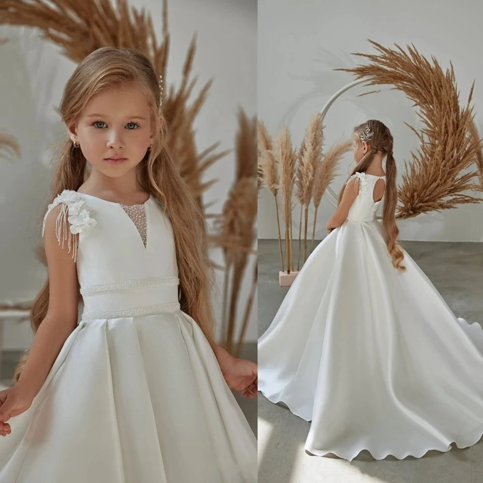 Robe De Sirène Ariel XFOZDM – Costume Princesse Petite Sirène – Avec Perruque, Collier, Accessoires – Enfant Fête