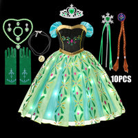 Robe Anna reine des neiges