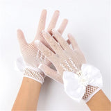  Gant dentelle blanc