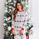 pyjama noel femme-flocon