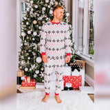 pyjama noel homme-flocon