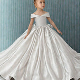 Robes filette mariage - blanche