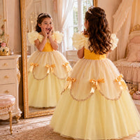 robe de princesse - jaune