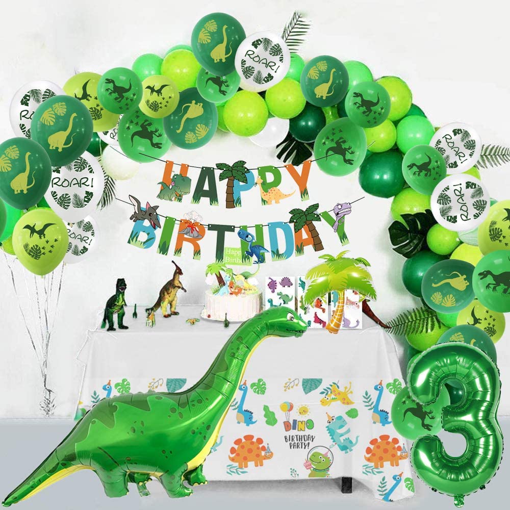 Kit de fête thème dinosaure pour decoration anniversaire enfant