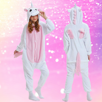 Pyjama licorne femme-blanc - Chez Mamie GiGi