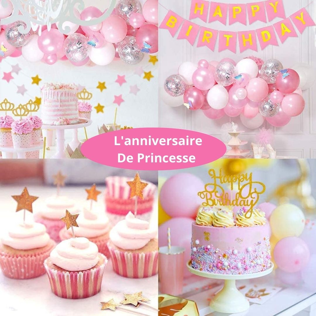 Deco anniversaire pour un thème Princesse