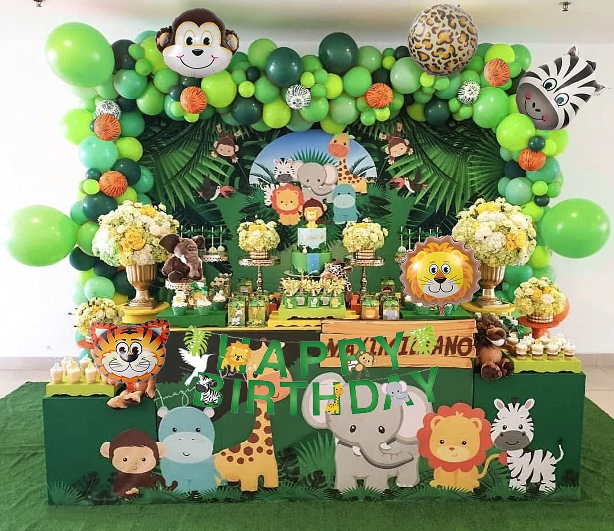 Decoration pour un theme anniversaire enfant de 4 ans