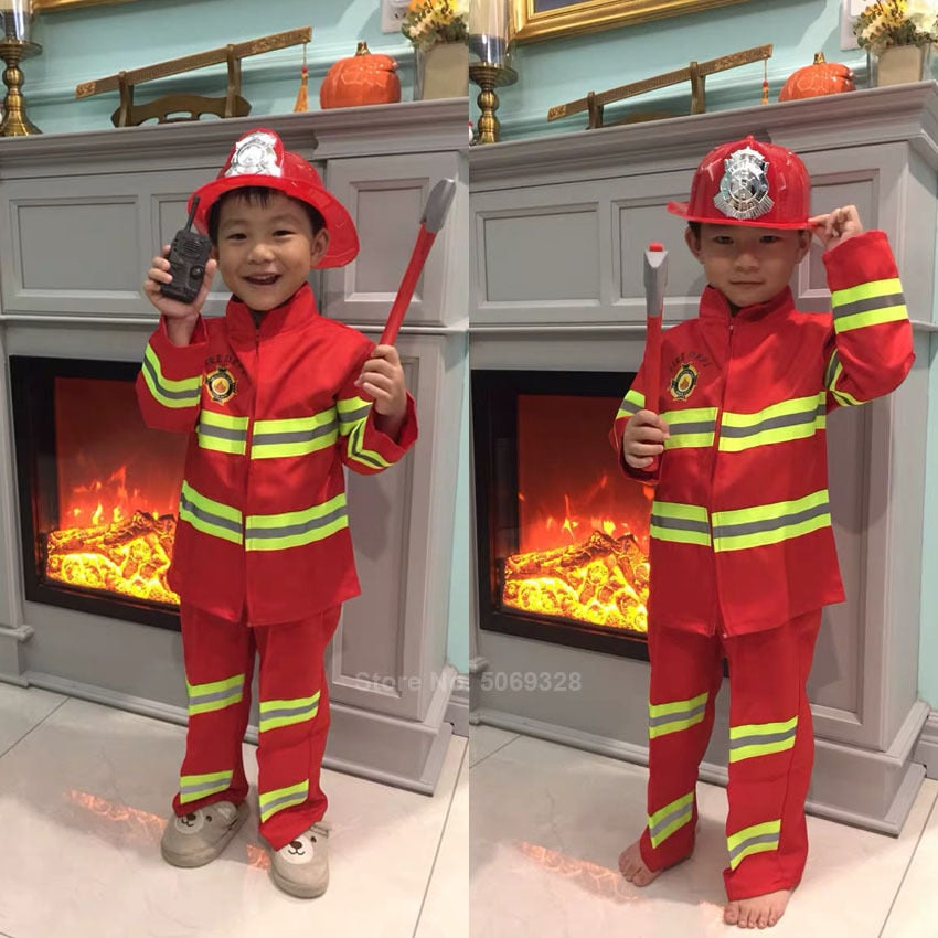 Youpi - Déguisement pompier rouge enfants Ref.: 9911 𝐿𝑒