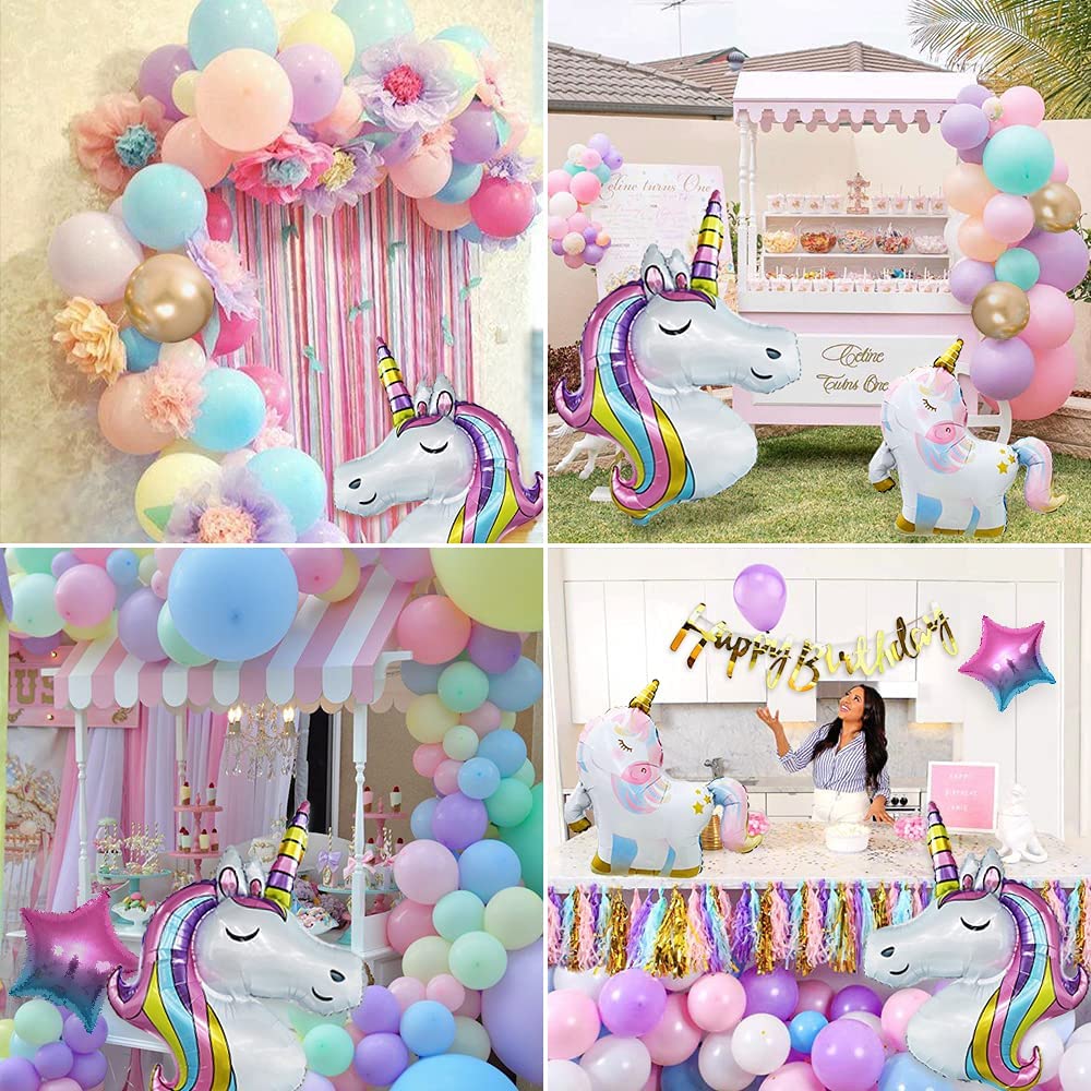 Licorne Anniversaire Decoration Balloon et Papillon pour Fille 1 An Birthday Party Licorne Anniversaire Decoration Balloon et Papillon pour Fille 1 An Birthday Party
