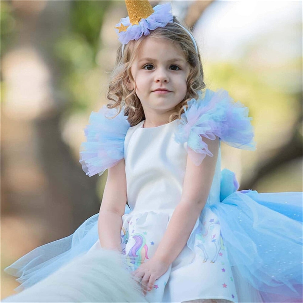 Robe princesse fille – L'univers de la licorne