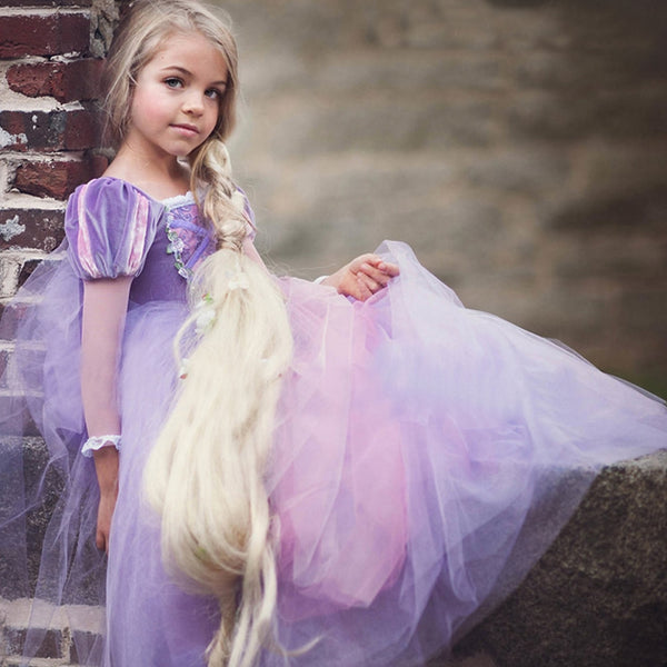 Déguisement Raiponce Taille L 7/8 ans Robe Princesse Disney