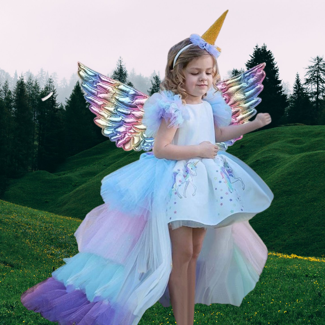 Robe Licorne Matalan Rose Pour Fille 18-23 Mois - 100% Coton, Très Bon état