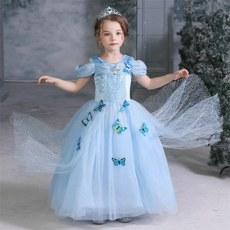 Deguisement luxe princesse bleue taille 3-4 ans | fetes et anniversaires | jouéclub Deguisement luxe princesse bleue taille 3-4 ans | fetes et anniversaires | jouéclub