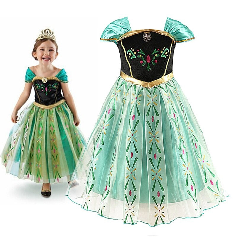 Robe Princesse Anna - Reine des Neiges – Chez Mamie Gigi